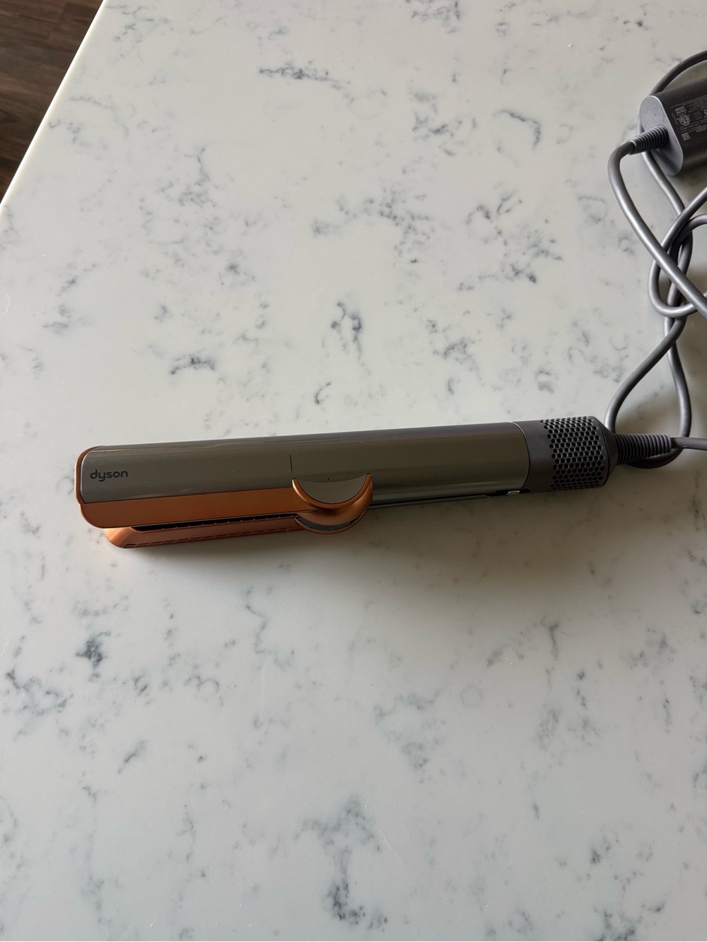 Dyson Hair Straightener - grey with Copper Accents